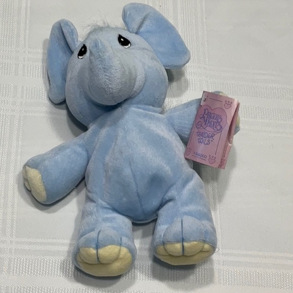 Precious Moments Other - Precious Moments Tender Tales Blue and Yellow Plush Elephant